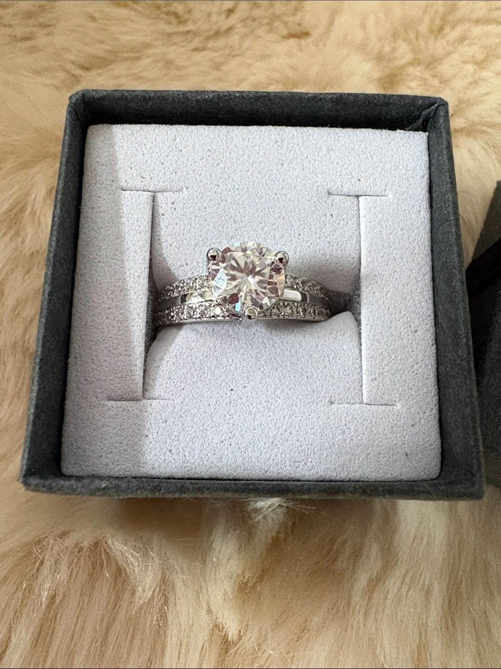 Moissanite Ring